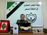 فري برس حمص الرستن  بيان المجلس العسكري  في المنطقة الوسطى 27 3 2012