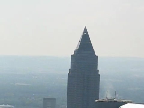 Francfort, Allemagne : zoom gratte ciel
