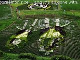 Japanese Rice Field Art