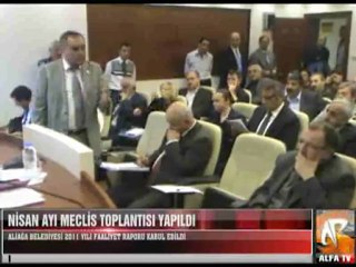 Aliağa Belediyesi  2011 Yılı Faaliyet Raporu Kabul Edildi