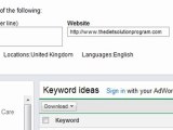 Keyword Research using the Google Keyword Tool