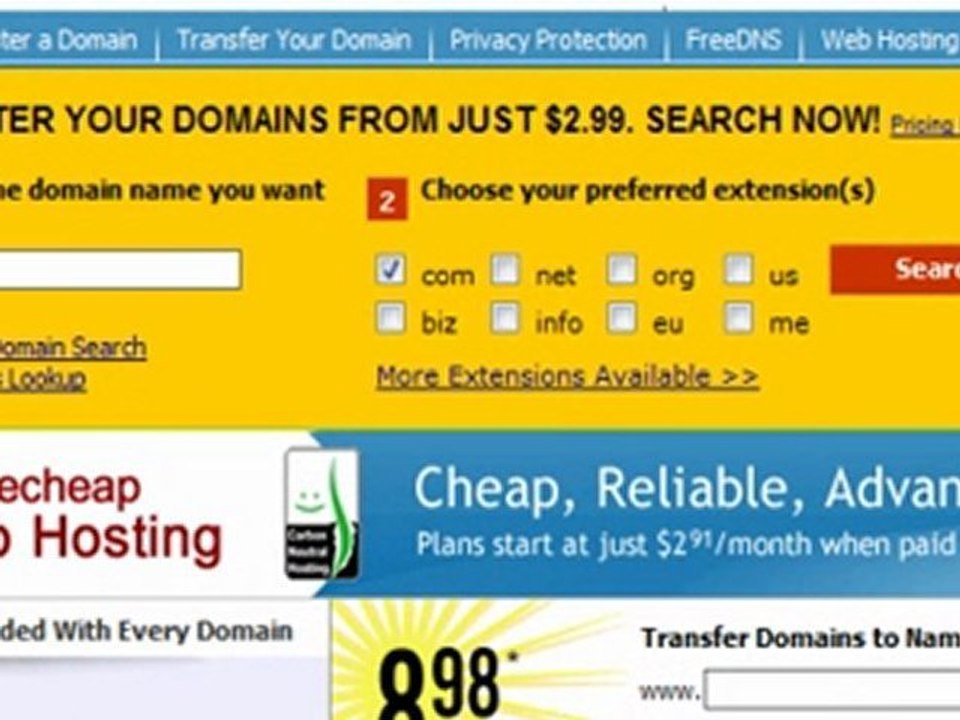 How to register a Website Domain Name