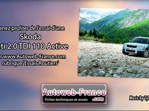 Essai Skoda Yeti 2.0 TDI 110 Active - Autoweb-France