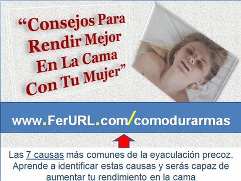 Como durar mas tiempo en la cama | Como rendir mejor en la intimidad
