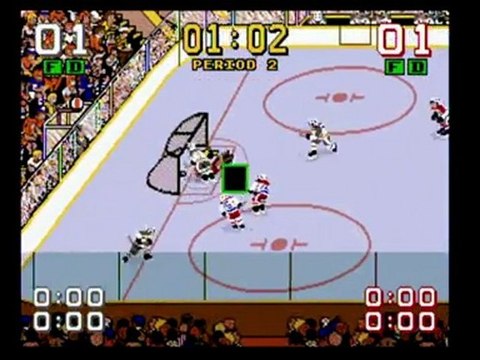 Classic Game Room - MARIO LEMIEUX HOCKEY Sega Genesis review