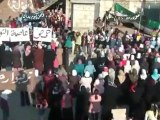 فري برس حمص الحولة مظاهرة لحرائر الحولة 28 3 2012