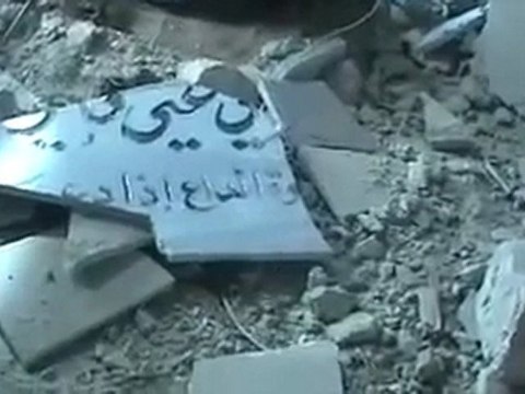 فري برس ريف حماه المحتل تقرير عن قصف وتدمير الجامع الأثري في قلعة المضيق بريف حماه