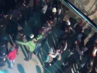 فري برس دمشق كفرسوسة مظاهرة حاشدة رائعة بحضور بشار البطة 28 3 2012