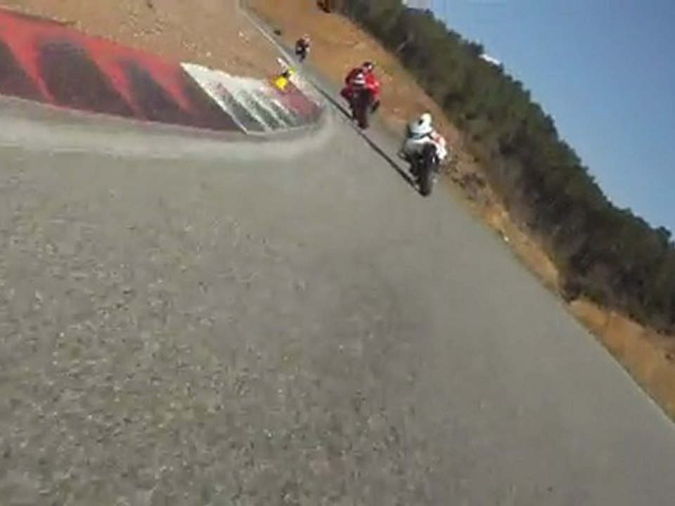 Circuit D'ales duo run avec Didier Radiguès de Rider School RSV4