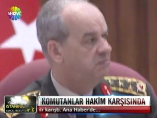 Komutanlar hakim karşısında - 28 mart 2012
