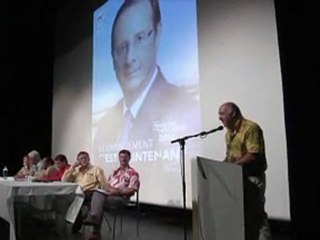 Meeting du comité de soutien à François Hollande en Nouvelle-Calédonie
