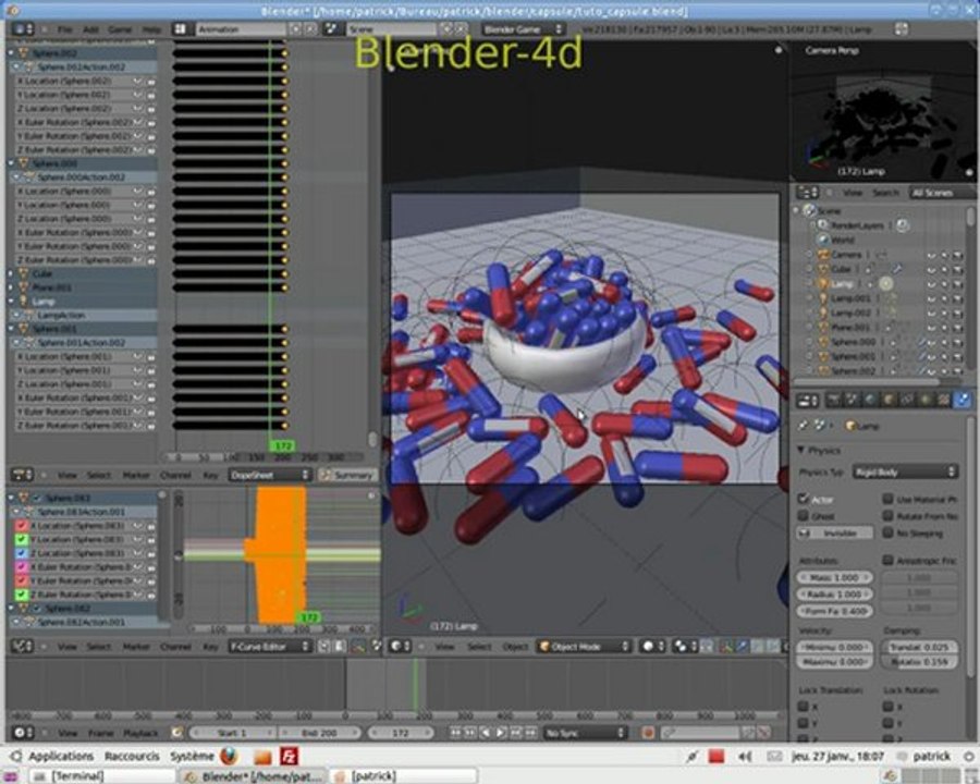 Enregistrement courbes_IPO Game Engine