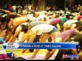 Yoga at Times Square - New York