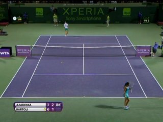 Bartoli schiaccia Azarenka - Miami, quarti