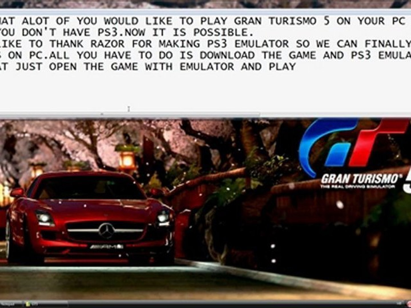 How To Play Gran Turismo 5 On Pc Video Dailymotion