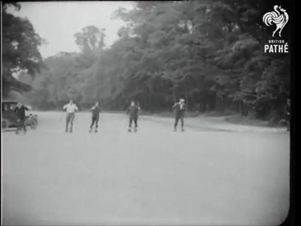 l'ancêtre du roller - Paris 1923