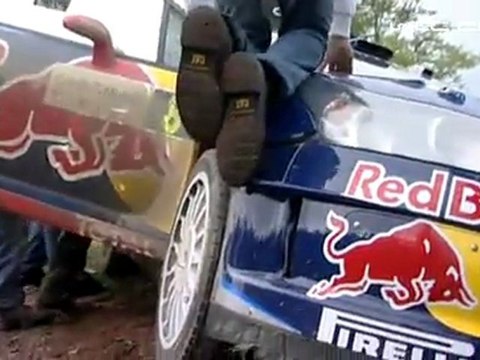 WRC Rally France 2010 Kimi Räikkönen SS10 Crash