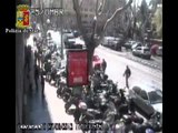 Roma - Arrestato un rapinatore dopo una rapina in Via Alessandria (29.03.12)