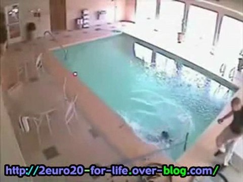 Cascade de ouf à la Piscine