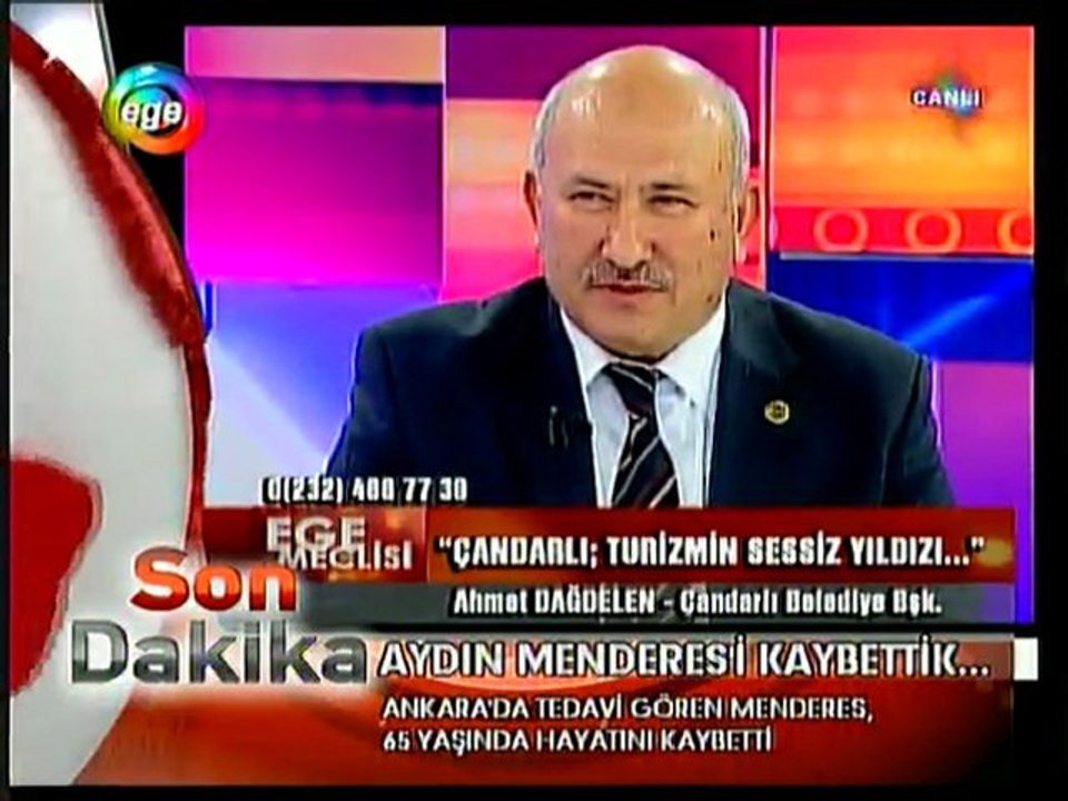 Başkan Dağdelen Ege TV`de Konuştu