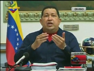 Chávez: "Nosotros somos la garantía de la unidad nacional"