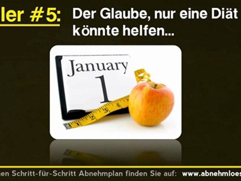 5 Tipps - Ganz schnell Abnehmen egal wie!