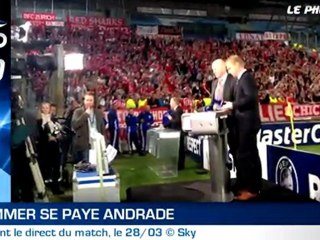 Zap Info : Sammer ridiculise Andrade