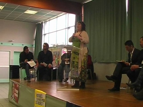 Front de Gauche Maine et Loire 4 mars meeting de Saint Barthélémy UNEF