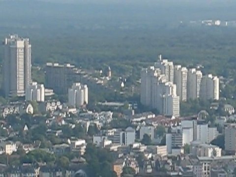 Francfort, Allemagne : vue aérienne