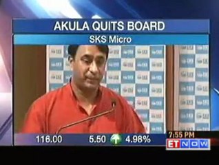 SKS Microfinance founder and chairman Vikram Akula resigns