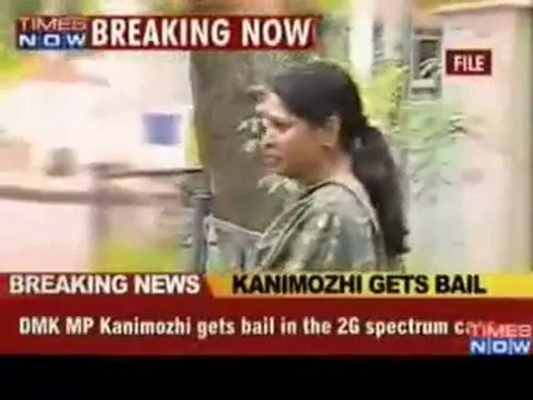 2G scam Delhi HC grants bail to Kanimozhi