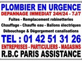 DÉPANNAGE PLOMBERIE PLOMBIER EN URGENCE PARIS - 0142513126