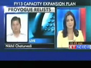 Provogue relists on BSE & NSE today