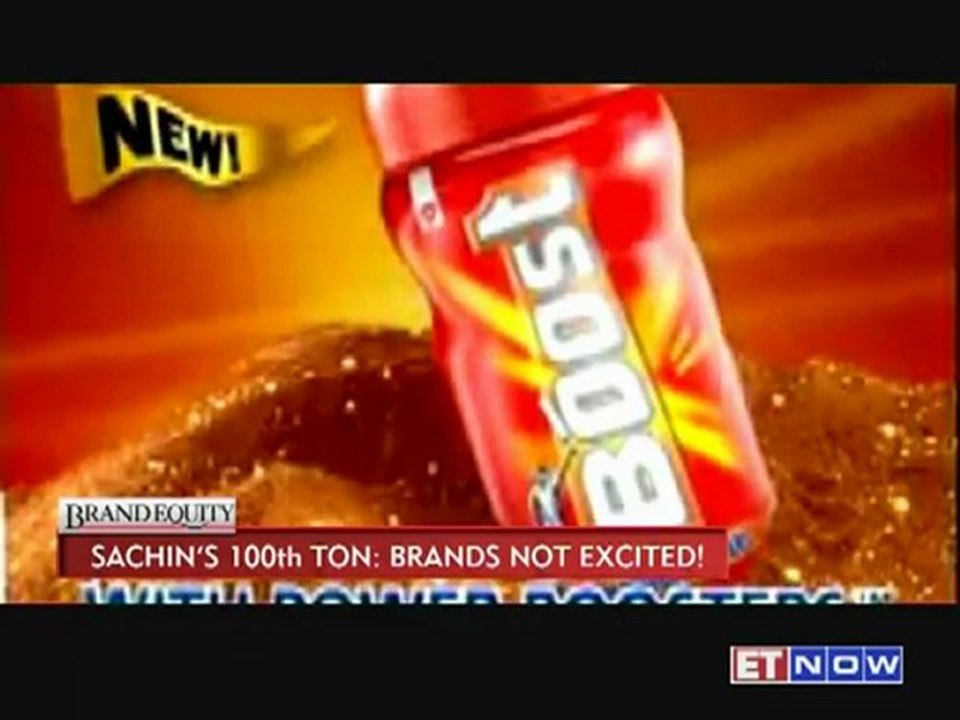 Brand Equity - Sachin's 100th Ton   Brands Not Excited!