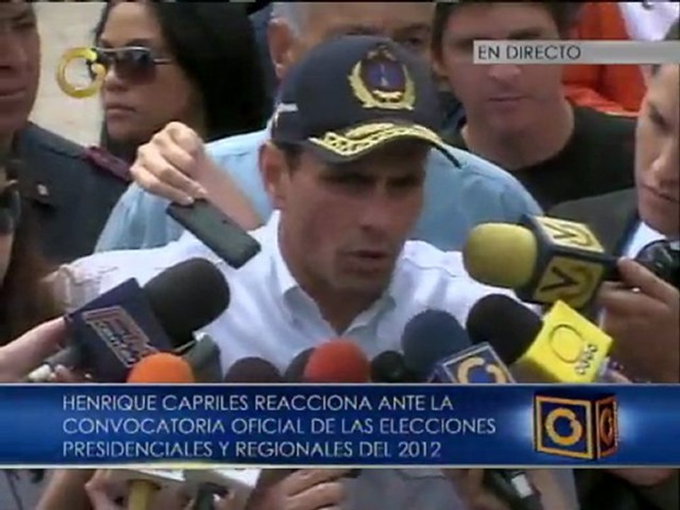 Capriles: "Nosotros tenemos un compromiso de aceptar la voluntad de nuestro pueblo"