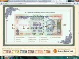 Know u r Bank Notes Rs. 500 to 10