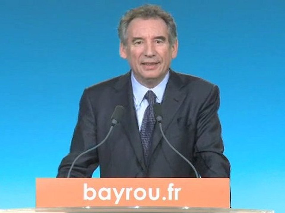 François Bayrou, discours de Perpignan - 290312