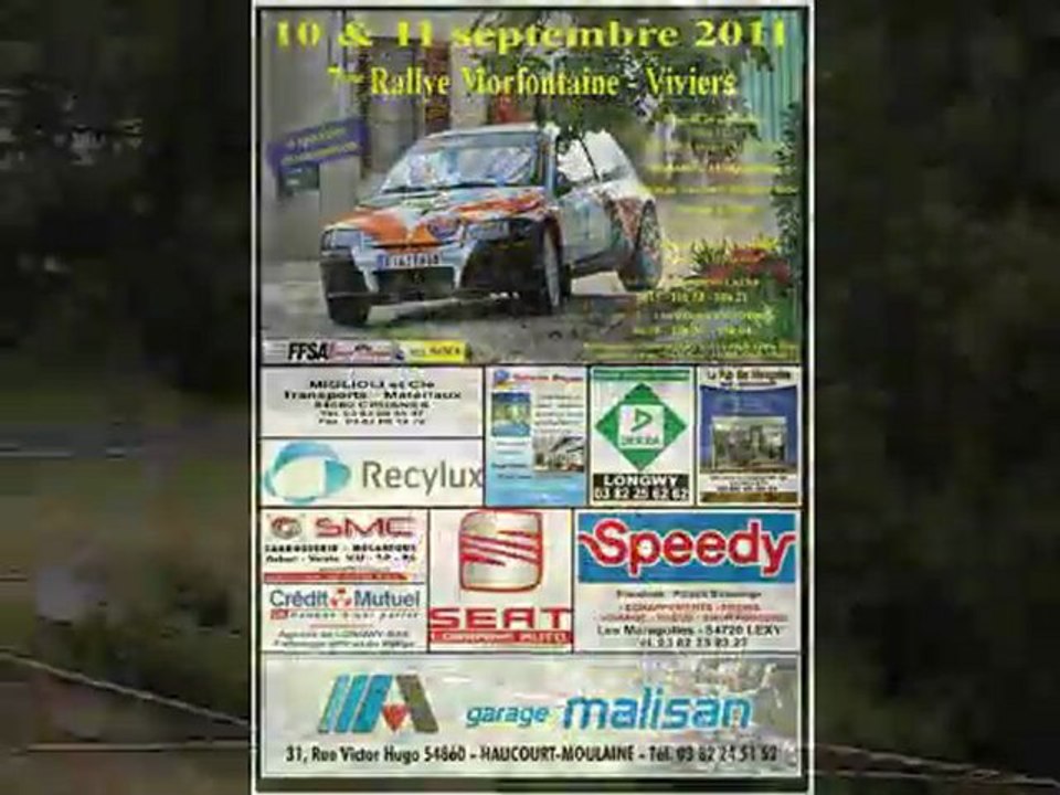 Rallye Viviers Morfontaine 2011 (1er partie)