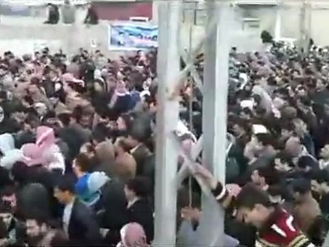 فري برس ريف دمشق دوما تشيع الشهداء 29 3 2012 ج1