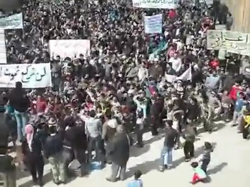 فري برس حلب تل رفعت حاشدة لدعم لواء احرار الشمال   29 3 2012  جـــ 1