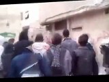 فري برس دمشق مظاهرة طلابية  في باب سريجة 29   3   2012