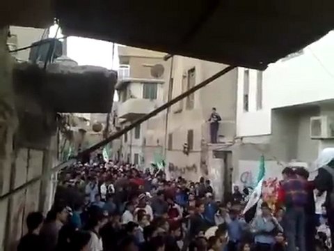 فري برس دمشق حي برزة الدمشقي الجيش الحر يامغوار29 3 2012 ج2