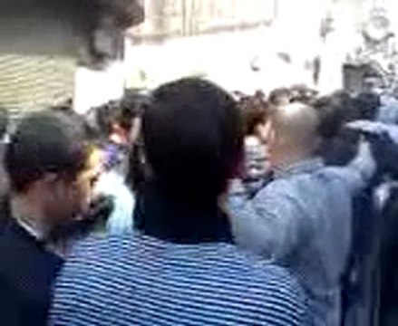 فري برس حلب حي باب الحديد تشيع الشهيد انس سمو 29 3 2012 ج1