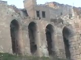 #SFP #Syria #Hama Destroying Madiqe Citadel in Hama Syria  28 3 2012