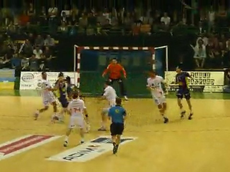 HBC NANTES - MONTPELLIER - But de O'brian nyateu et Nemo Pribak