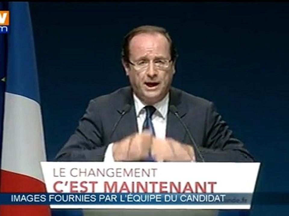 Hollande se pose en "candidat de la gauche de changement et de gouvernement"