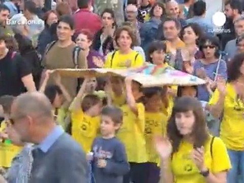 Clashes as Spanish unions protest further austerity