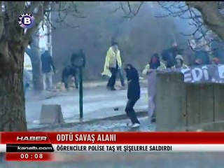 ÖDTÜ ÖĞRENCİLERİ ve İMAMIN ORDUSU karşı karşıya.