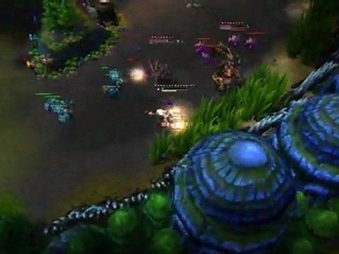 Lee Sin jukes + kill en 1v3 - League of Legends