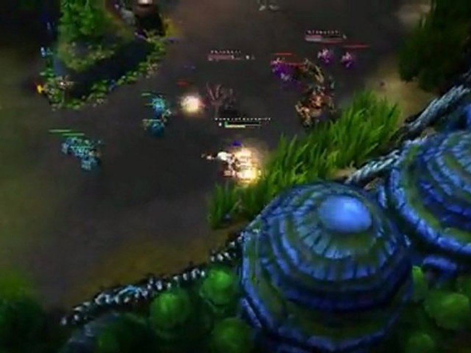 Lee Sin jukes + kill en 1v3 - League of Legends